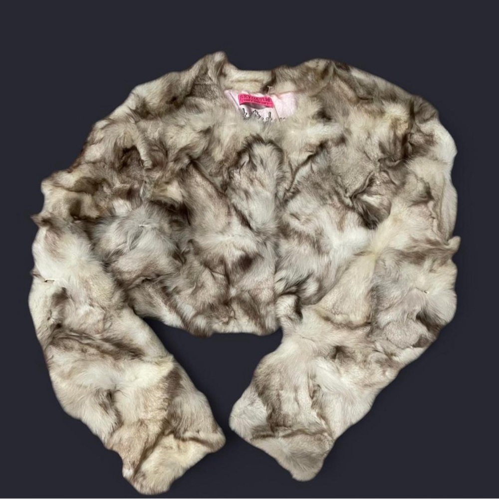 ‼️RARE‼️Juicy Couture Fox Fur Satin Lined Jacket